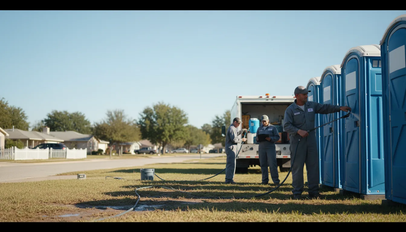 Long-Term Portable Toilet Rental in West Fork, AR near me